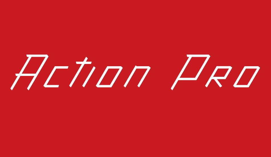 Action Protocol font big