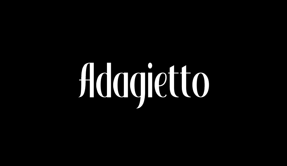Adagietto DEMO font big