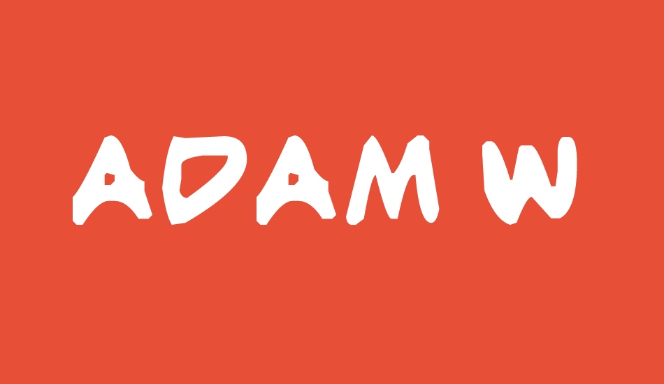 adam warren 0.2 font big