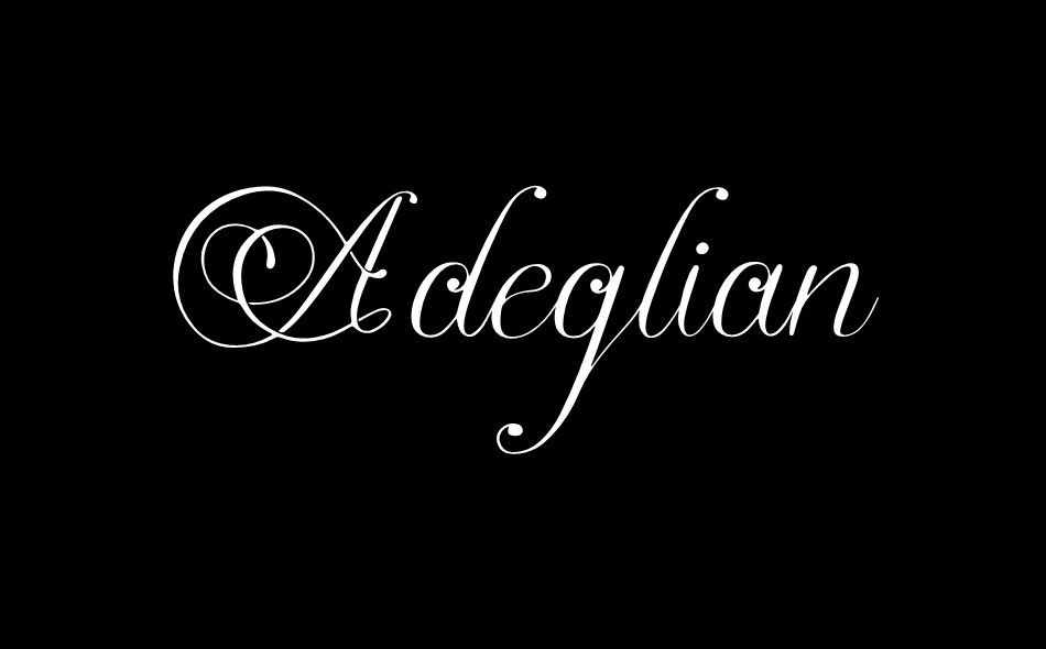 Adeglian font big