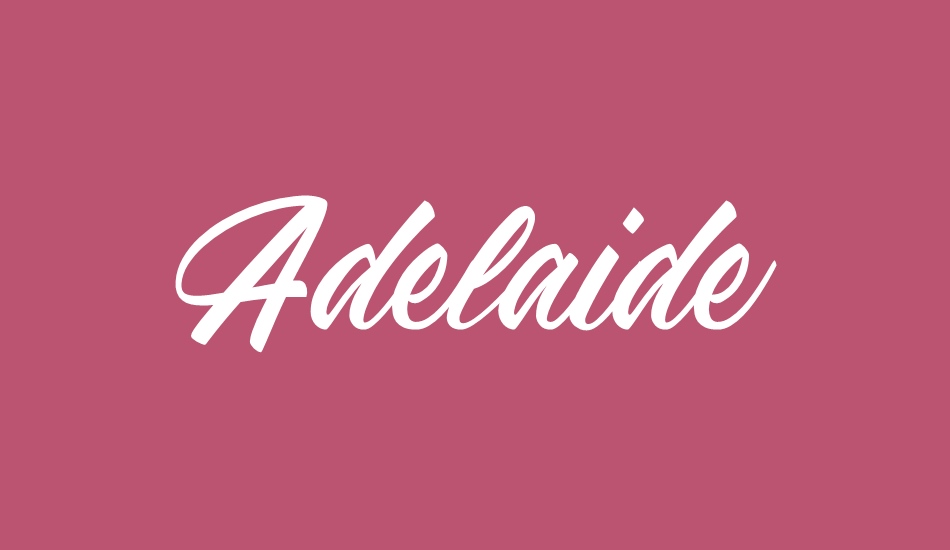 Adelaide font big