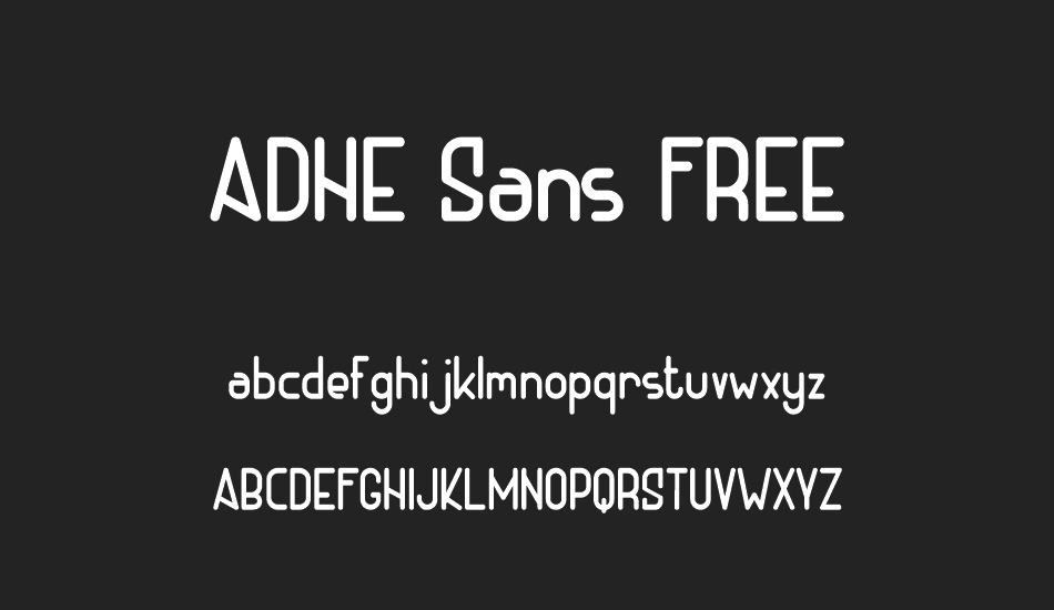 ADHE Sans FREE font