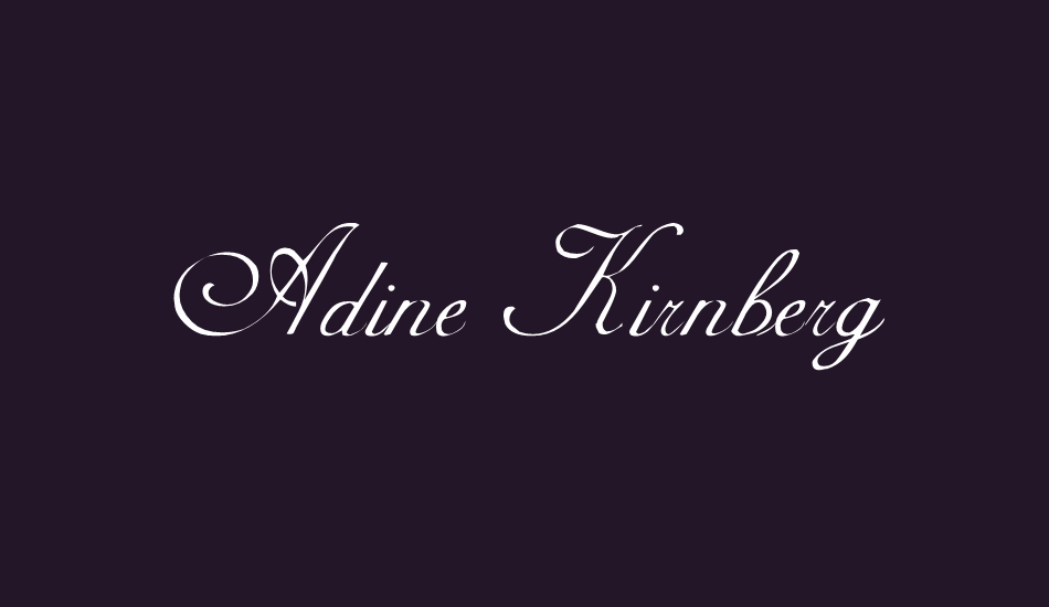 adine-kirnberg font big