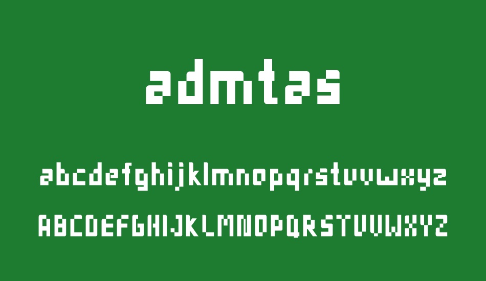 admtas font