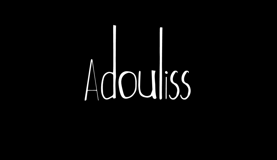 Adouliss font big