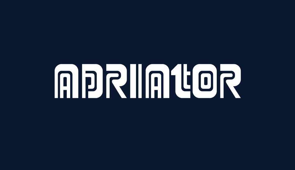 Adriator font big