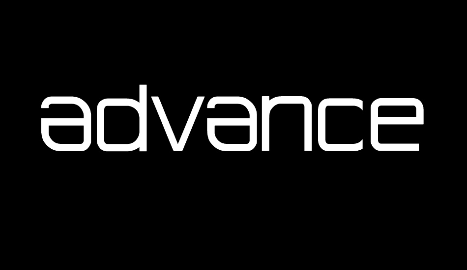 Advanced Architecture font big