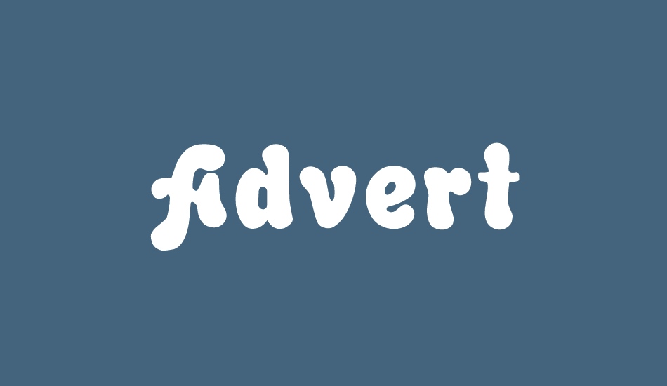 Advert font big