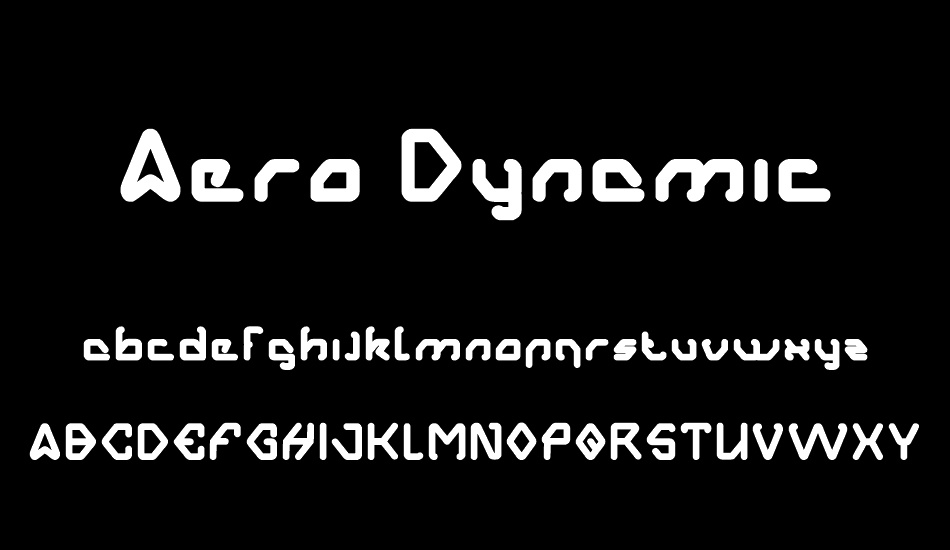 Aero Dynamic font