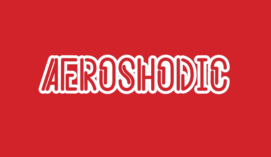 Aeroshodic font big