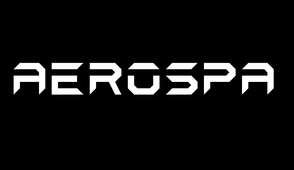 Aerospace font big