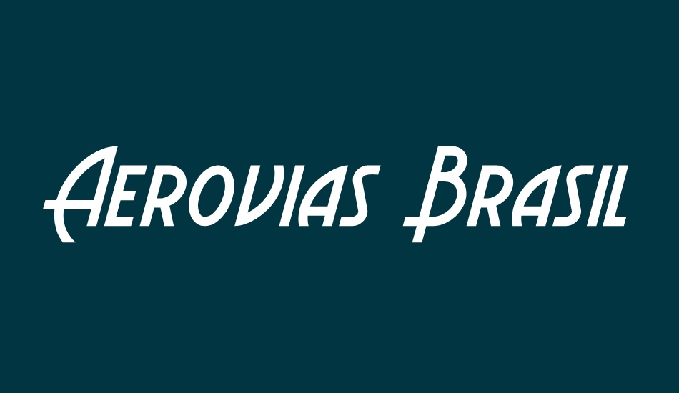 Aerovias Brasil NF font big