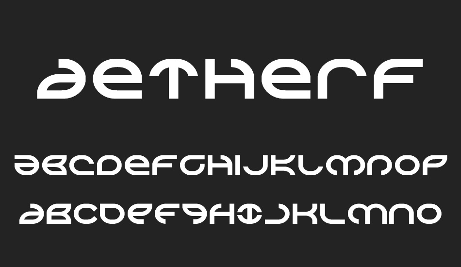 Aetherfox font