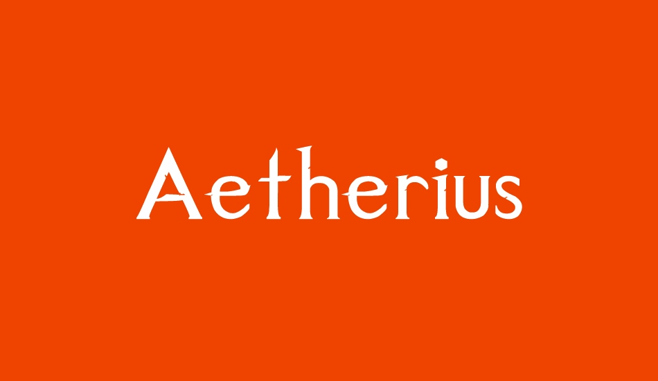 Aetherius font big