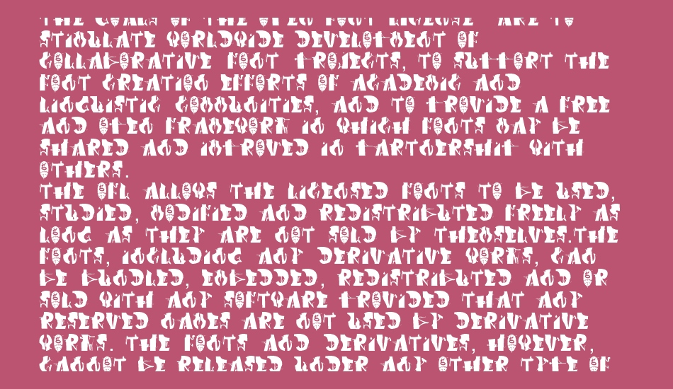 Afronsu font 1