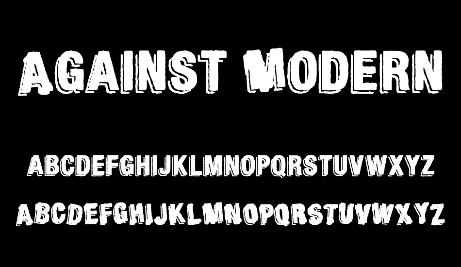 Against Modern Football font