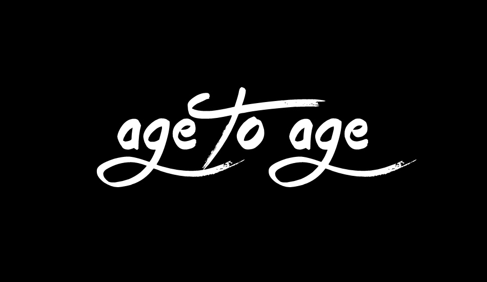 Age to Age font big
