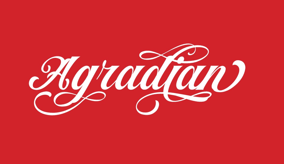 Agradian Demo font big