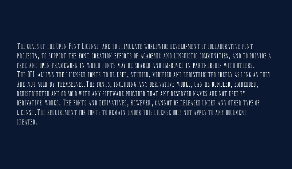 Aguero Serif Free font 1