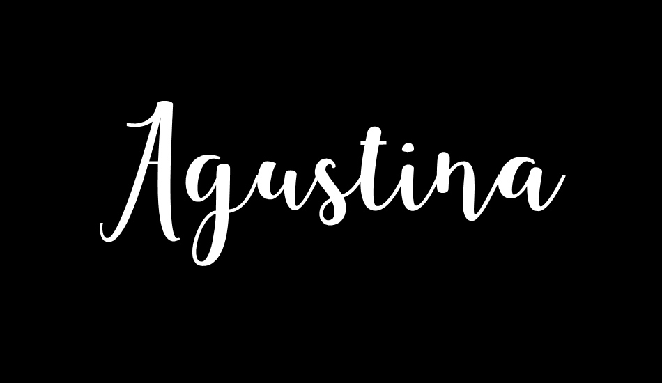 Agustina font big