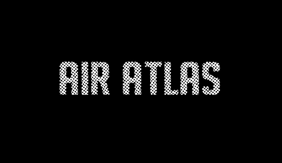 Air Atlas font big