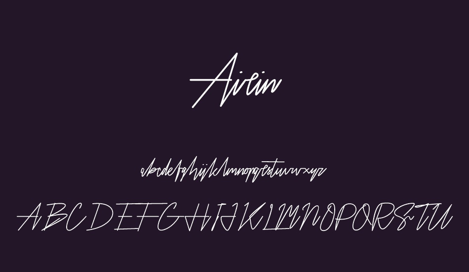 Airin font
