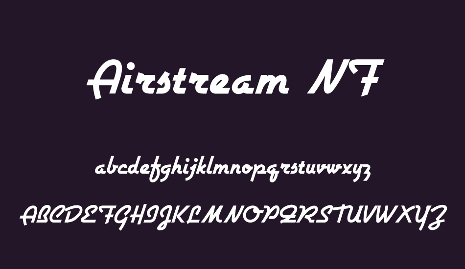 Airstream NF font