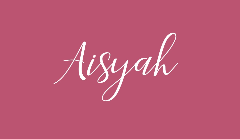 Aisyah font big