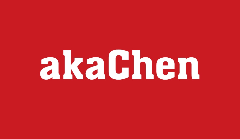 akaChen font big