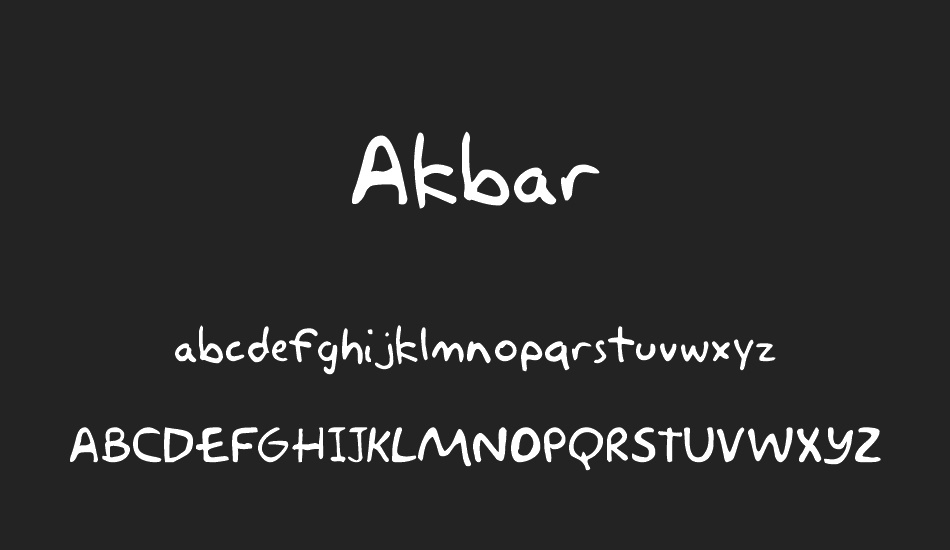 Akbar font