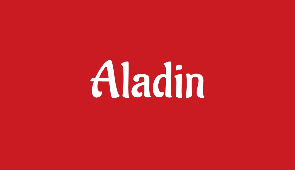 aladin font big