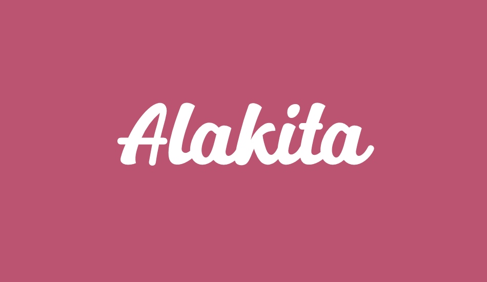 Alakita font big