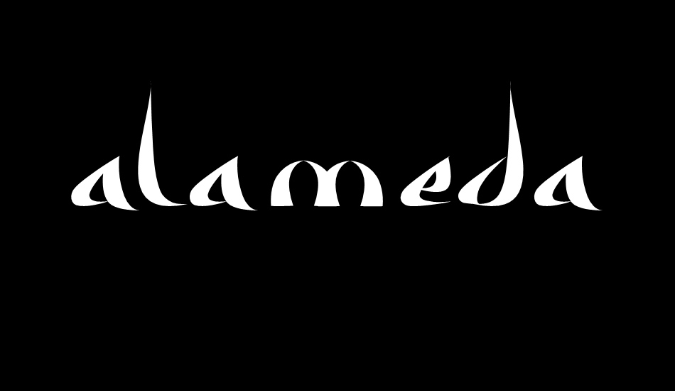 Alameda font big