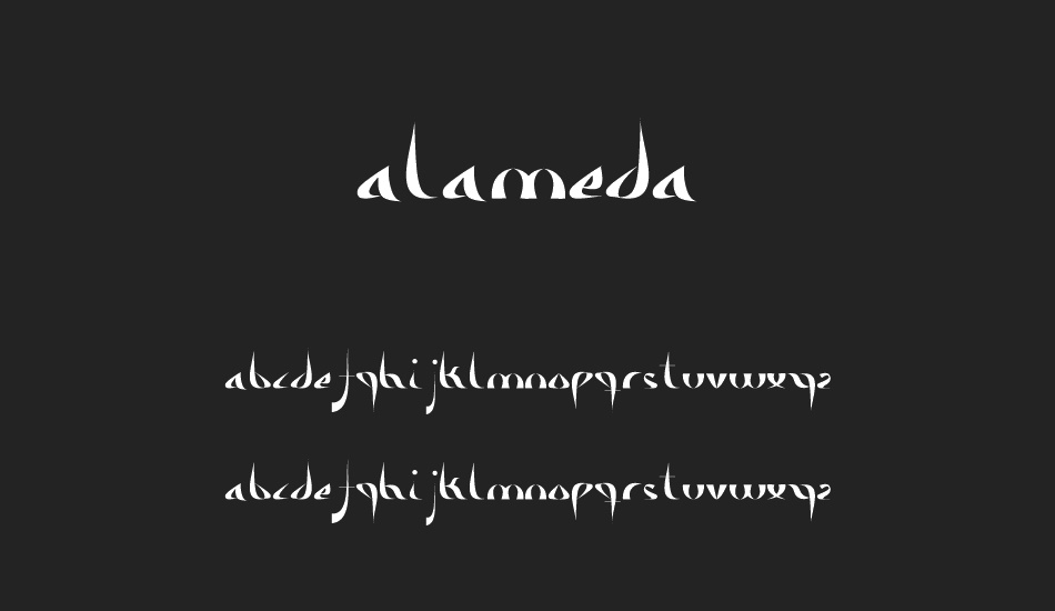 Alameda font