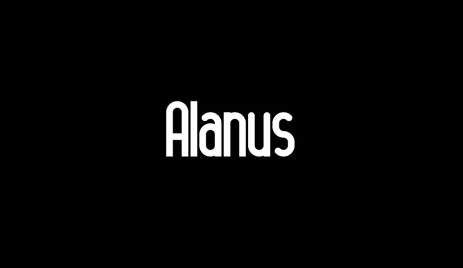 Alanus font big