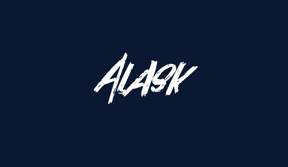 Alask font big