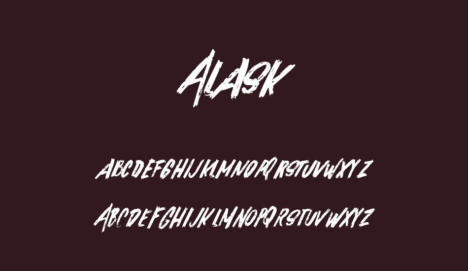 Alask font