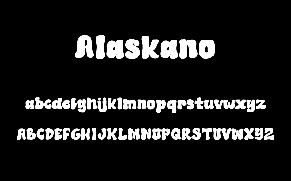 Alaskano font