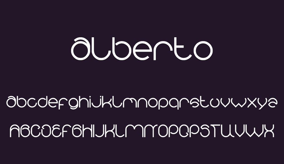 alberto font