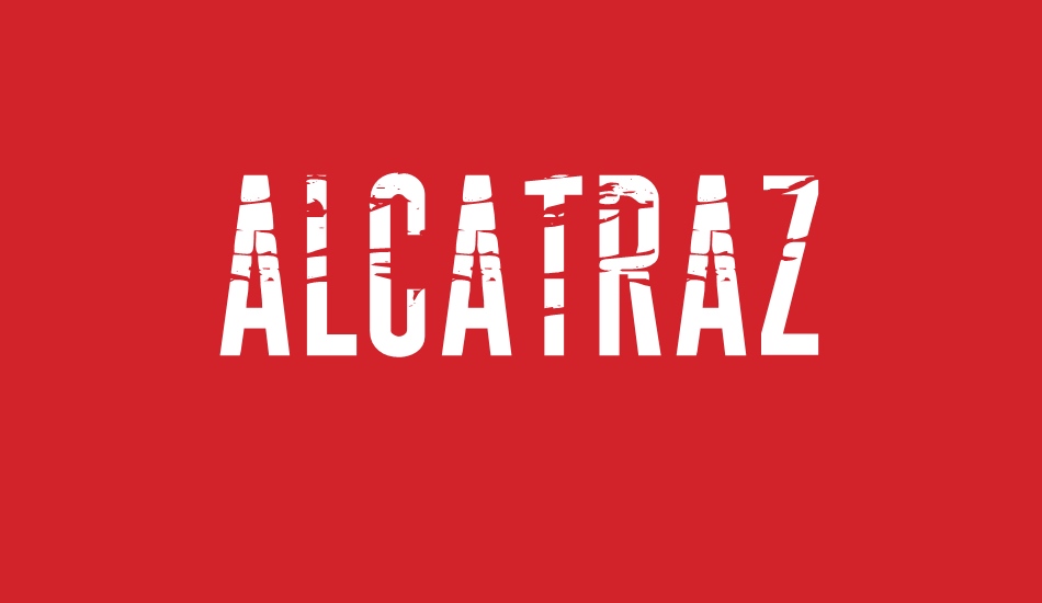 ALCATRAZ font big