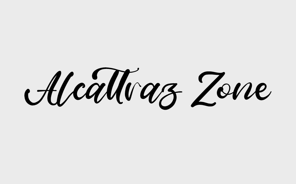 Alcattraz Zone font big