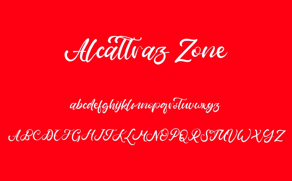 Alcattraz Zone font