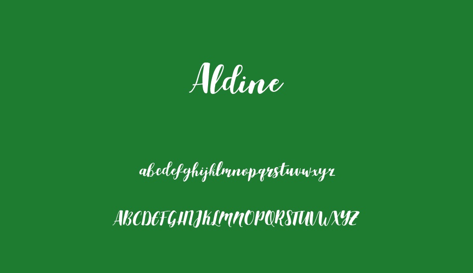 Aldine font