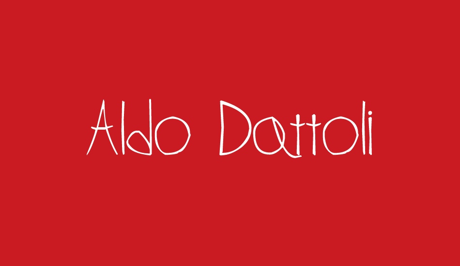 Aldo Dattoli font big