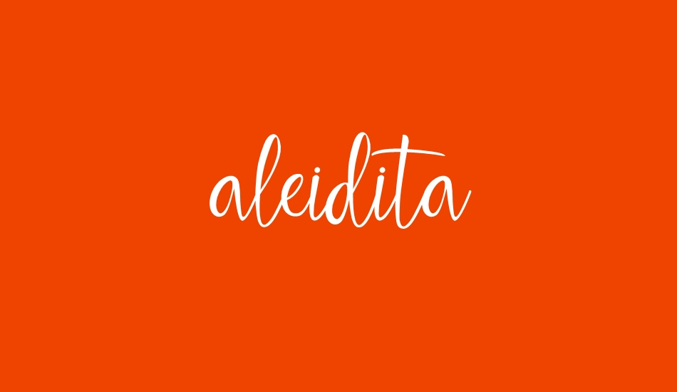 aleidita font big