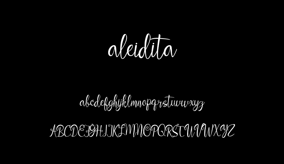 aleidita font