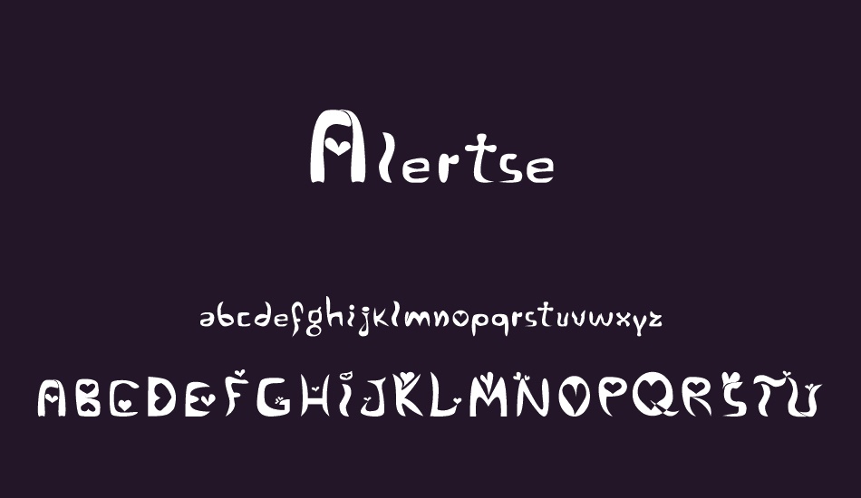 Alertse font