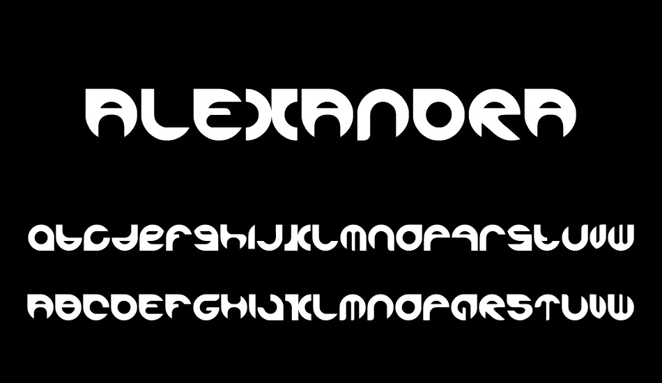 ALEXANDRA font