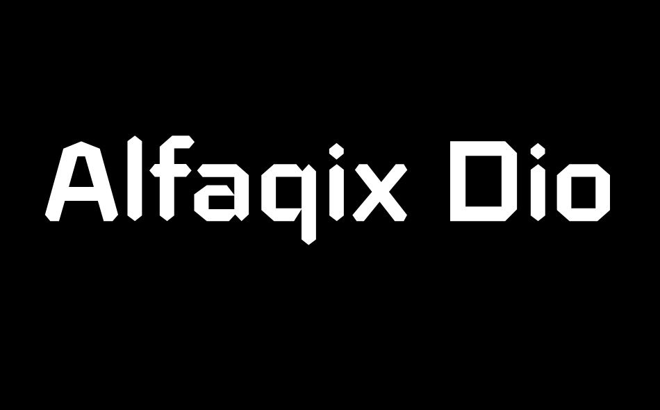 Alfaqix font big
