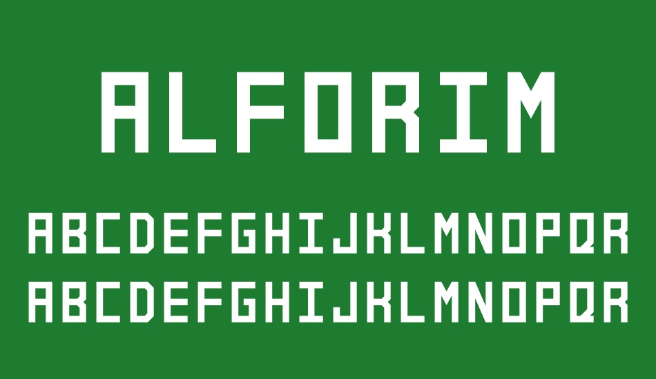 Alforim font